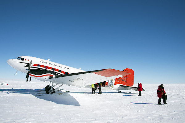 can you travel to antarctica by plane